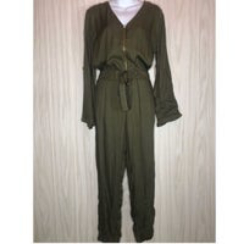 Full circle jumpsuit onesie army green